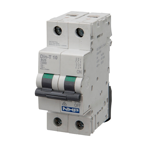 NHP DIN-T Miniature Circuit Breaker 10kA 2Pole 16A B Curve***EMAIL/TEXT FOR PRICING***