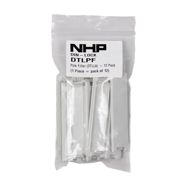 NHP DIN-T Accessory Pole Filler Extended Length to suit 63mm Cutout 12 Pack***EMAIL/TEXT FOR PRICING***