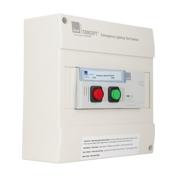 NHP Concept Panelboard Accessory Emergency Lighting Test Unit Pushbutton Enclosed Type***EMAIL/TEXT FOR PRICING***