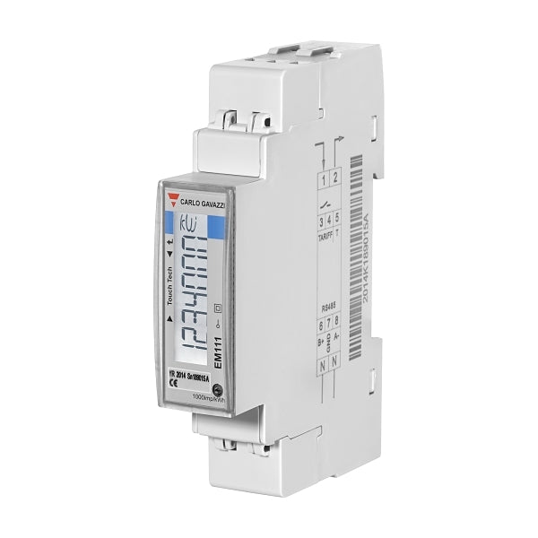 Carlo Gavazzi EM11 EM111 Direct Connect Meter 45A Single Din plus RS485***EMAIL/TEXT FOR PRICING***