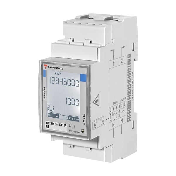 Carlo Gavazzi EM11 EM112 Direct Connect Meter 100A 2 Din plus Pulse***EMAIL/TEXT FOR PRICING***