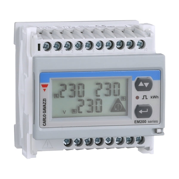 Carlo Gavazzi EM210 Energy Meter CT Connect 5A Pulse***EMAIL/TEXT FOR PRICING***