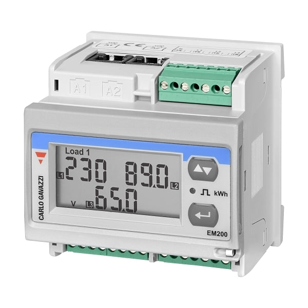 Carlo Gavazzi EM270 Energy Meter Quick Fit CT Connect with RS485 and 2 Pulse Output