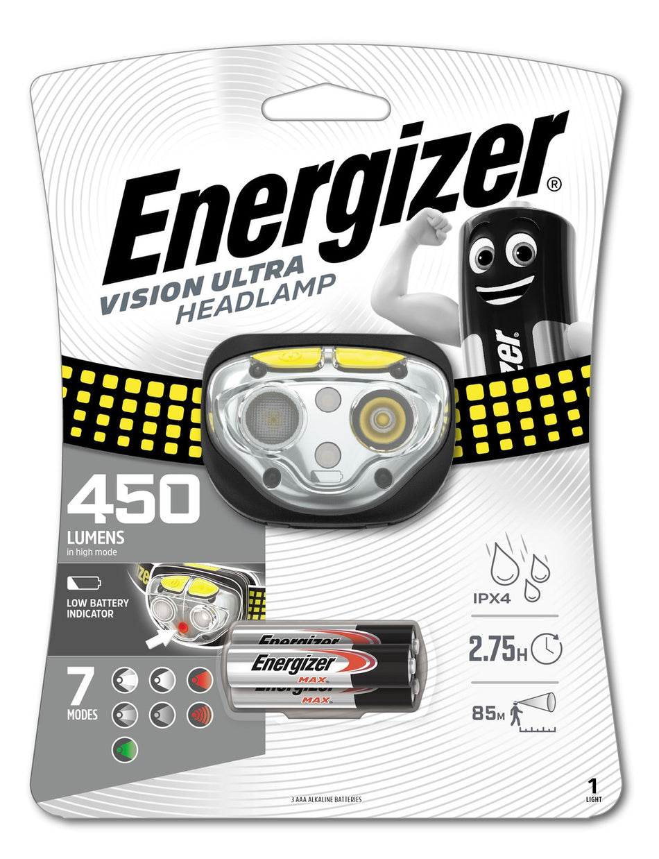 Energizer HDE32 Vision Ultra 450 Lumen Headlight