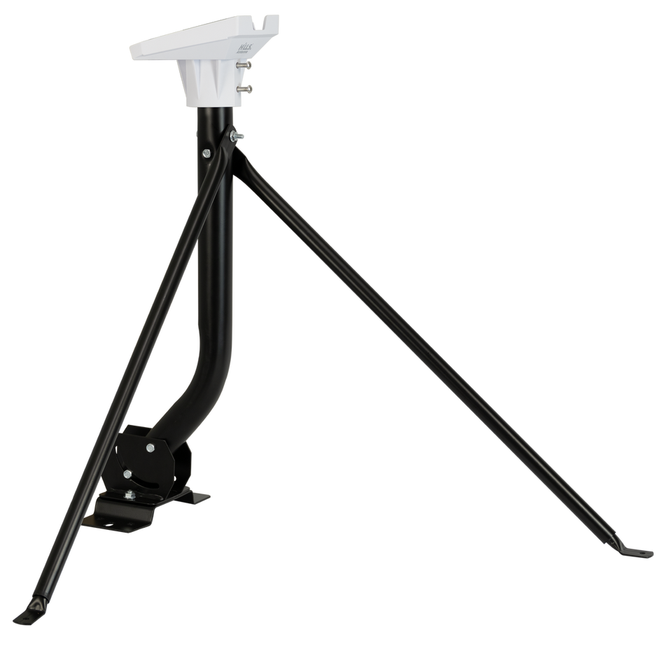 Hills Antenna Satellite Universal Mount Matt Black Finish with Starlink Gen 3 V4 Adapter