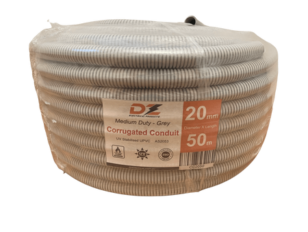 Electrical Corrugated Conduit MD Grey