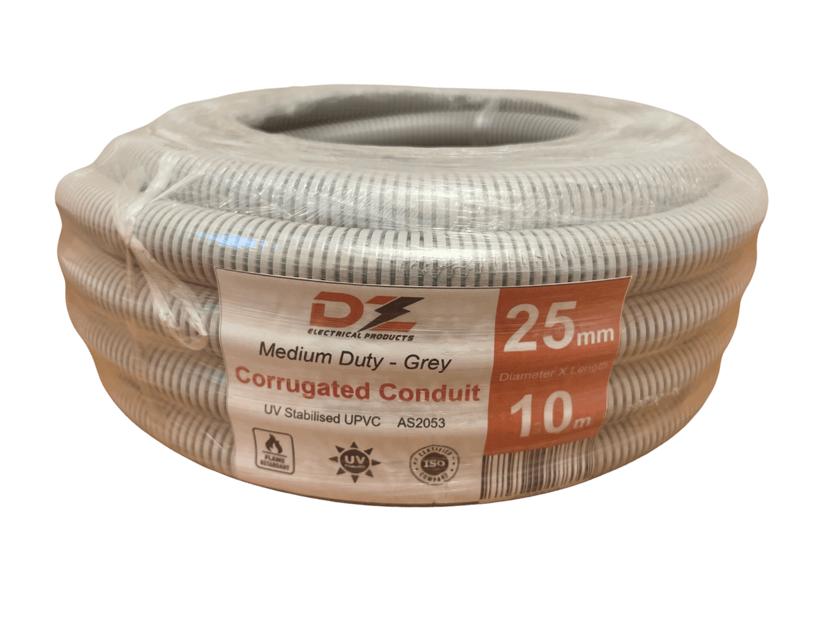 Electrical Corrugated Conduit MD Grey