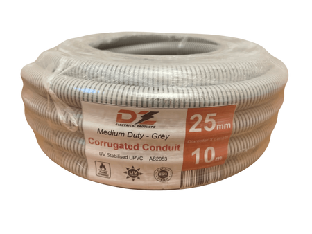 Electrical Corrugated Conduit MD Grey