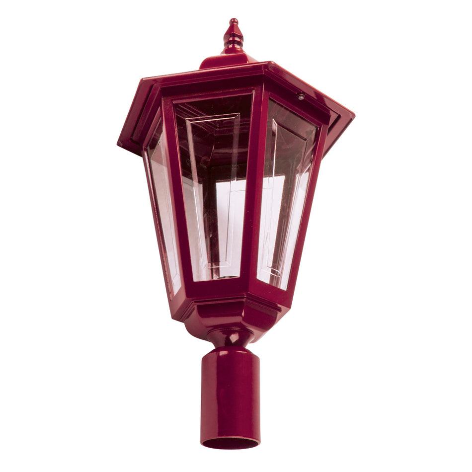 Turin Post Top Light Large Burgundy