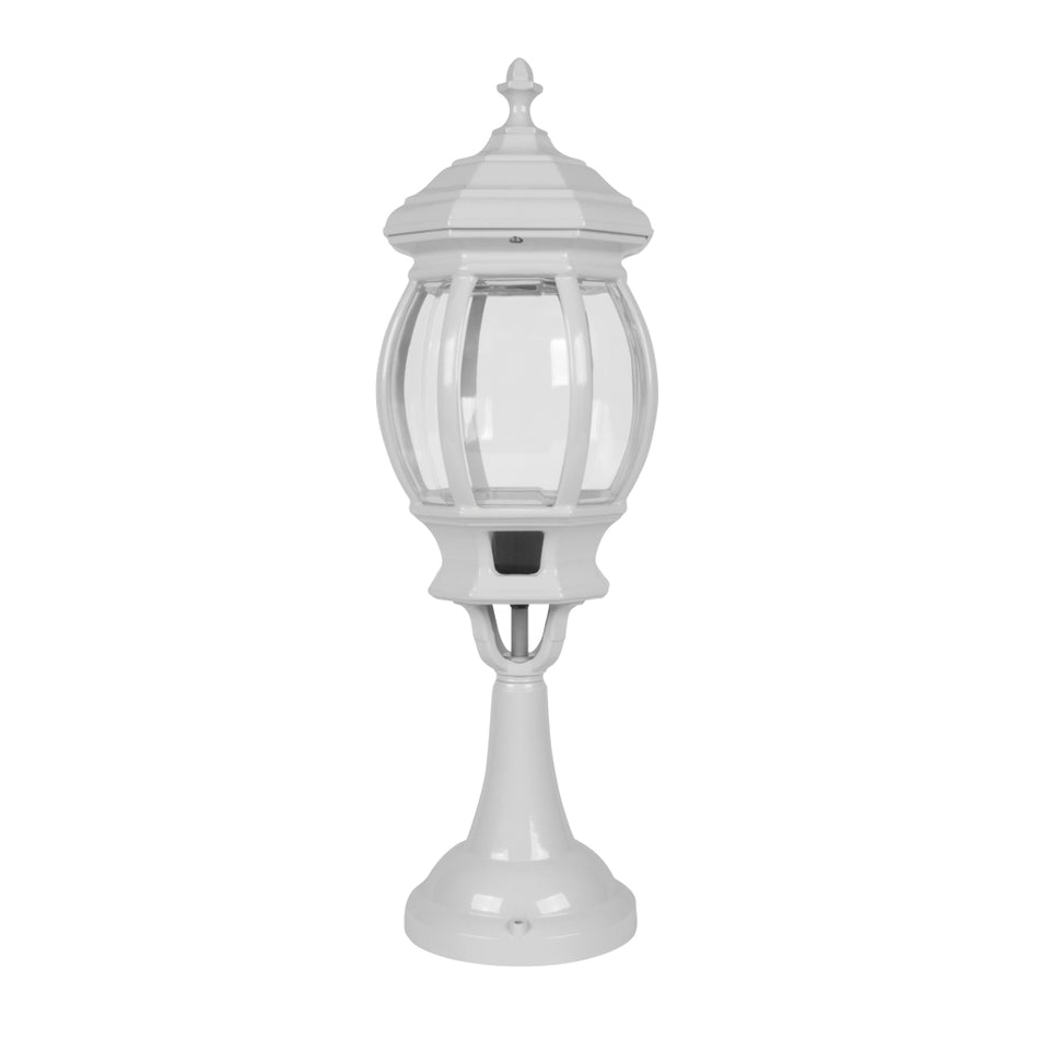 Vienna Pillar Mount Light Large White