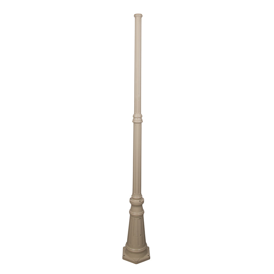 Turin 1.93 Meter Tall Base Exterior Post Beige