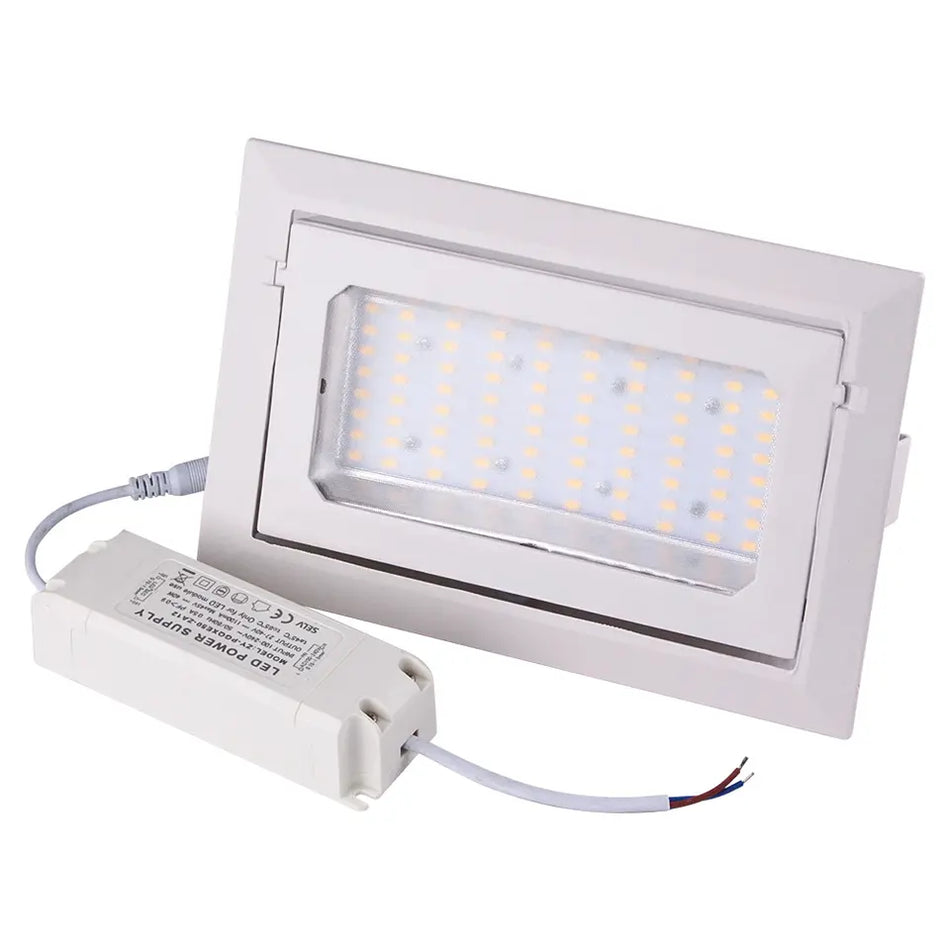 NLS 20104 | 36W 6500K Daylight LED Shop Fitter Downlight 2800lm White