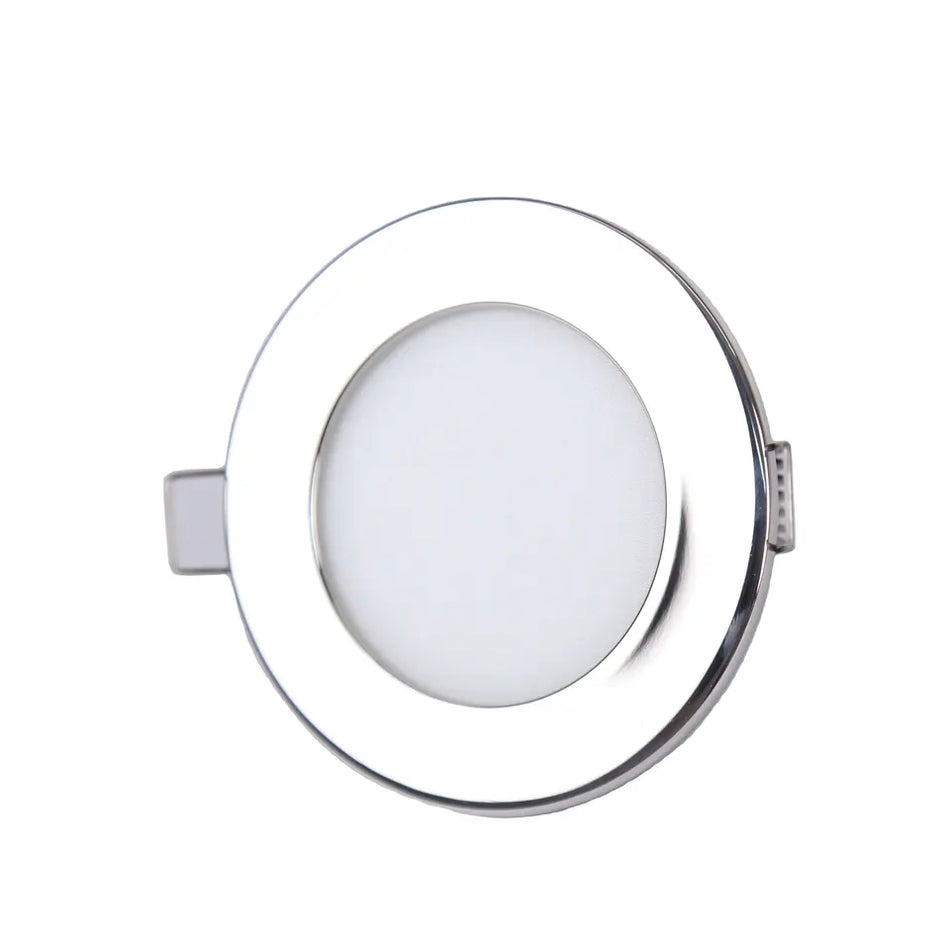 NLS 20111SILV | 10W Tri Colour LED Downlight Dimmable 950lm Silver Trim | 90MM