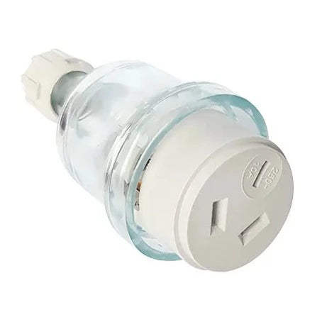 NLS 30407 | Rewireable Cord Extension 10Amp PVC Socket (Transparent)