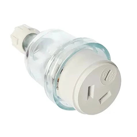 NLS 30409 | 3 Pin 15Amp Extension Socket (Transparent)