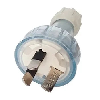 NLS 30406 | 3 Pin 10Amp Plug Top (Transparent)