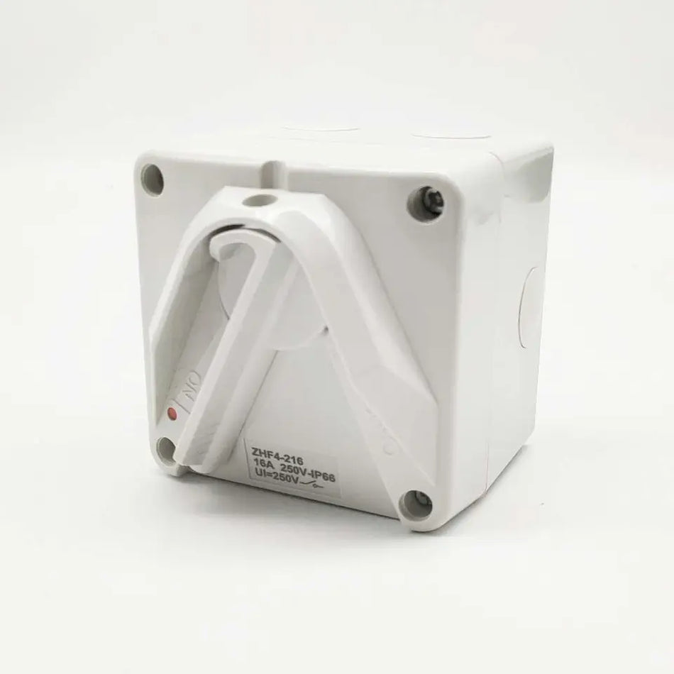 NLS 30086 | Single Weatherproof Switch 20A Double Pole (IP66 Rated)