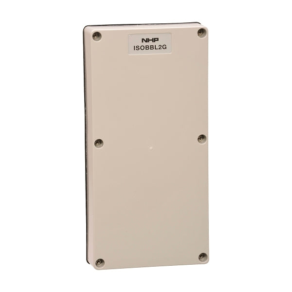 NHP ISO Cover - Blank, 2 Gang - 38mm depth, Grey***EMAIL/TEXT FOR PRICING***