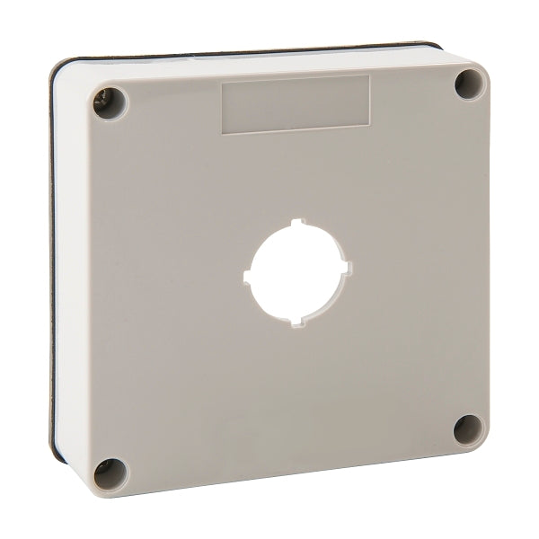 NHP ISO Cover - Cutout (1 x 22 5mm), 1 Gang - Shallow D38mm, Grey***EMAIL/TEXT FOR PRICING***