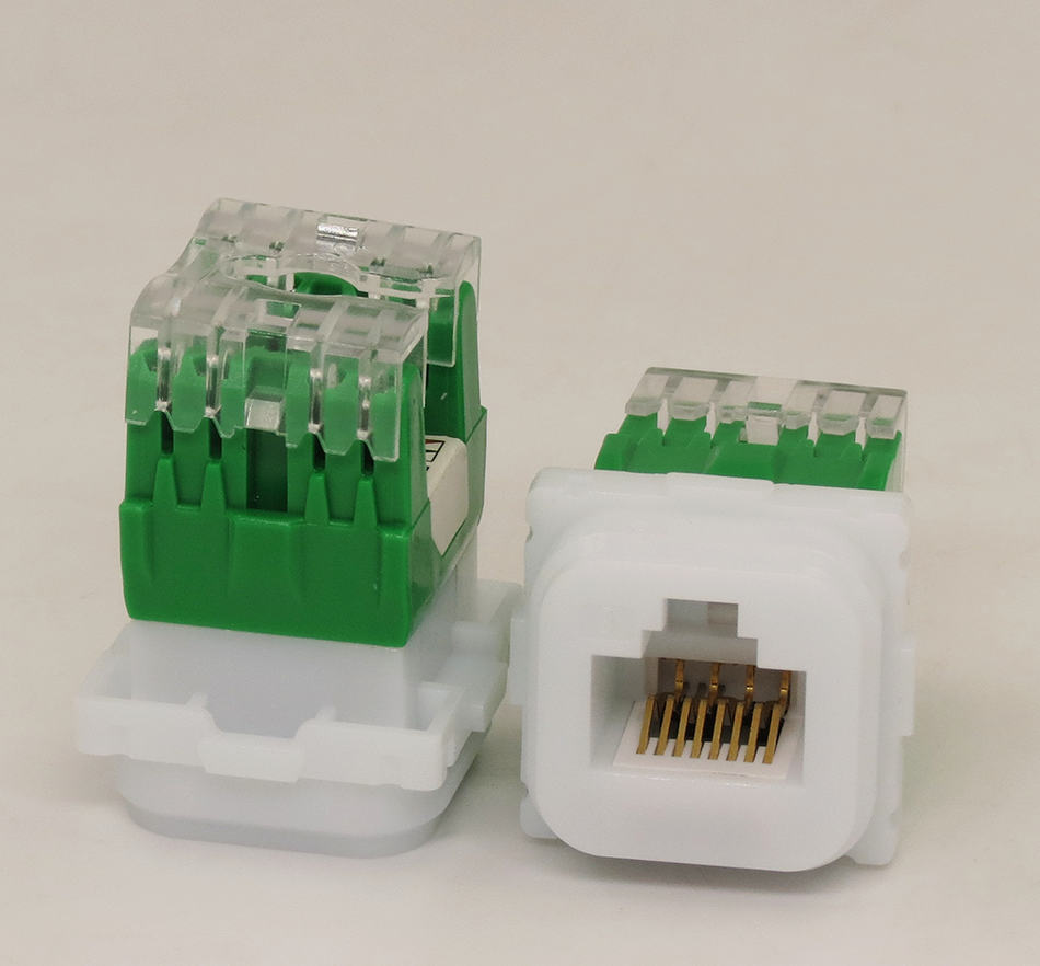 适用于 Clipsal Iconic 的 CAT6 和 CAT6A RJ45 数据机 - 1000 件