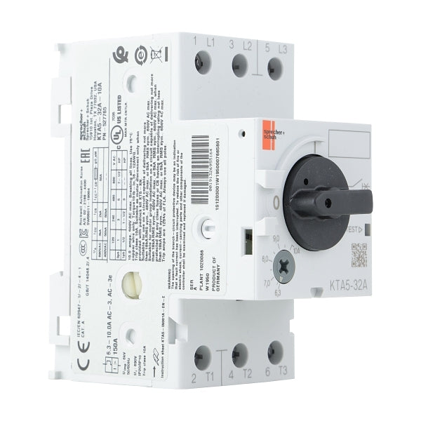 S&S KT5 Motor Protection Circuit Breaker 6.3 to 10A***EMAIL/TEXT FOR PRICING***