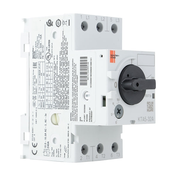 S&S KT5 Motor Protection Circuit Breaker 10 to 16A***EMAIL/TEXT FOR PRICING***