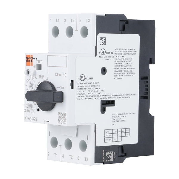 S&S KT9 Motor Circuit Protector KTB9 40H Frame D 10A***EMAIL/TEXT FOR PRICING***