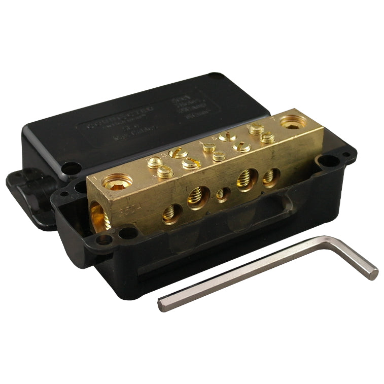 7 Hole Brass Neutral Link 350A 500V