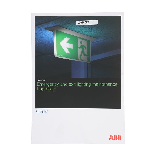 Stanilite Nexus LX Platinum Exit Lighting Emergency and Exit Lighting Maintenance Log Book***EMAIL/TEXT FOR PRICING***