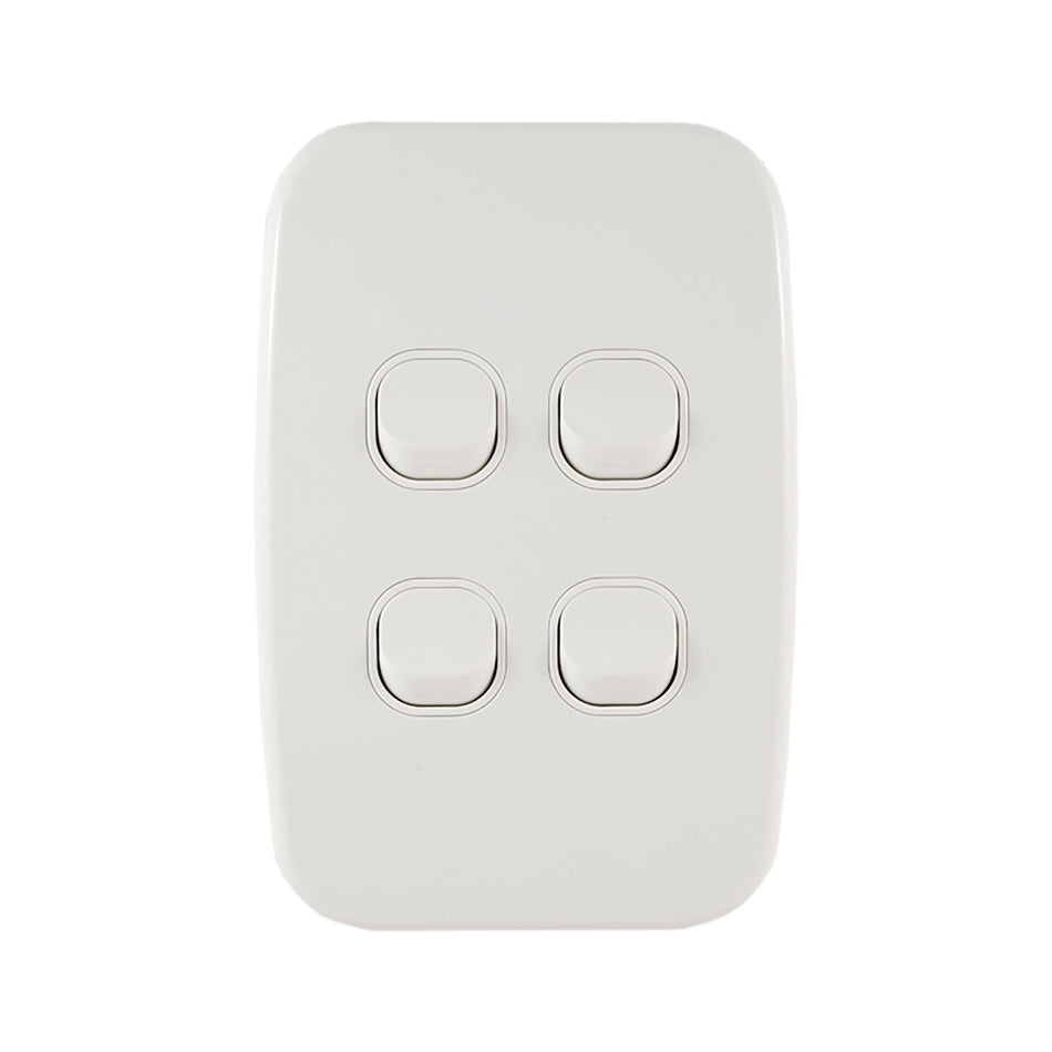 Light Switch 4 Gang – VERTICAL