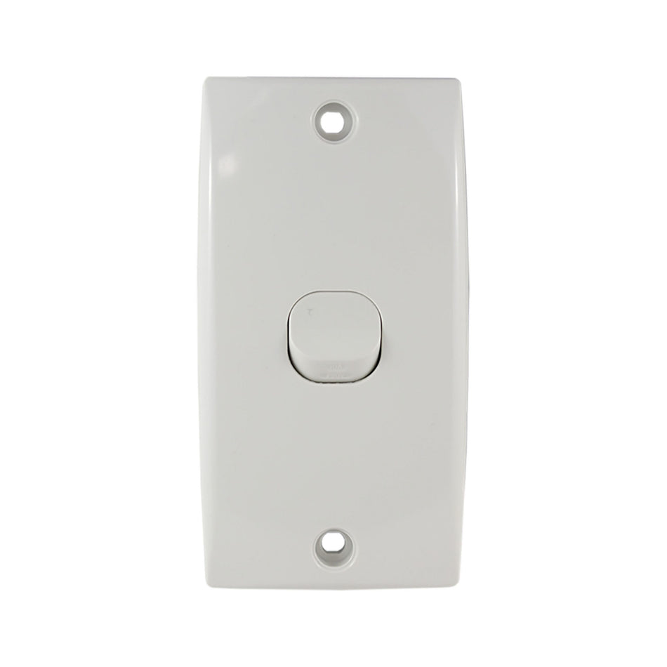 Intermediate Plate Light Switch 1 Gang – 78mm Mounting Centres