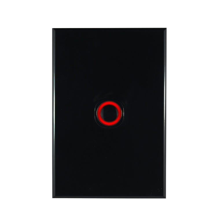 Electronic Time Delay Switch with Red LED Indicator BLACK