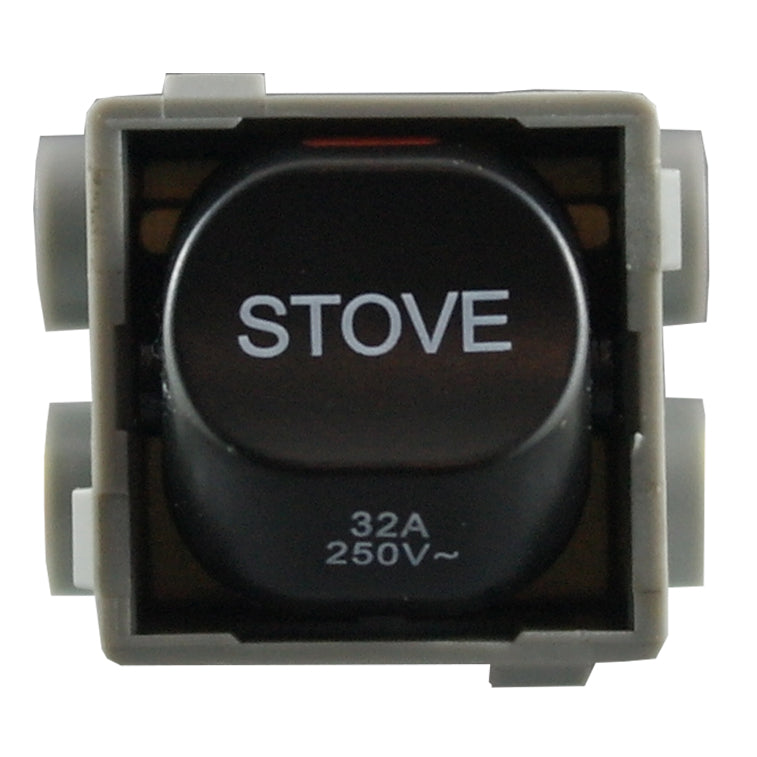 Mech 250V AC 32A Double Pole Matte Black – STOVE