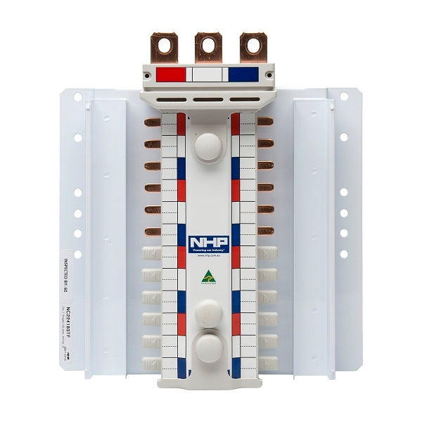 NHP POWERMAX MOD6 Busbar Chassis 250A 12 Way 3Pole Top Feed***EMAIL/TEXT FOR PRICING***