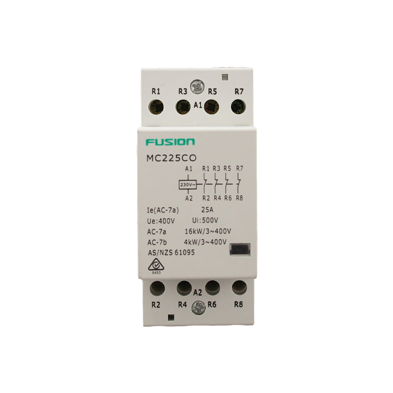 Modular Contactor 4 Pole 500V AC 25A 2NC + 2NO