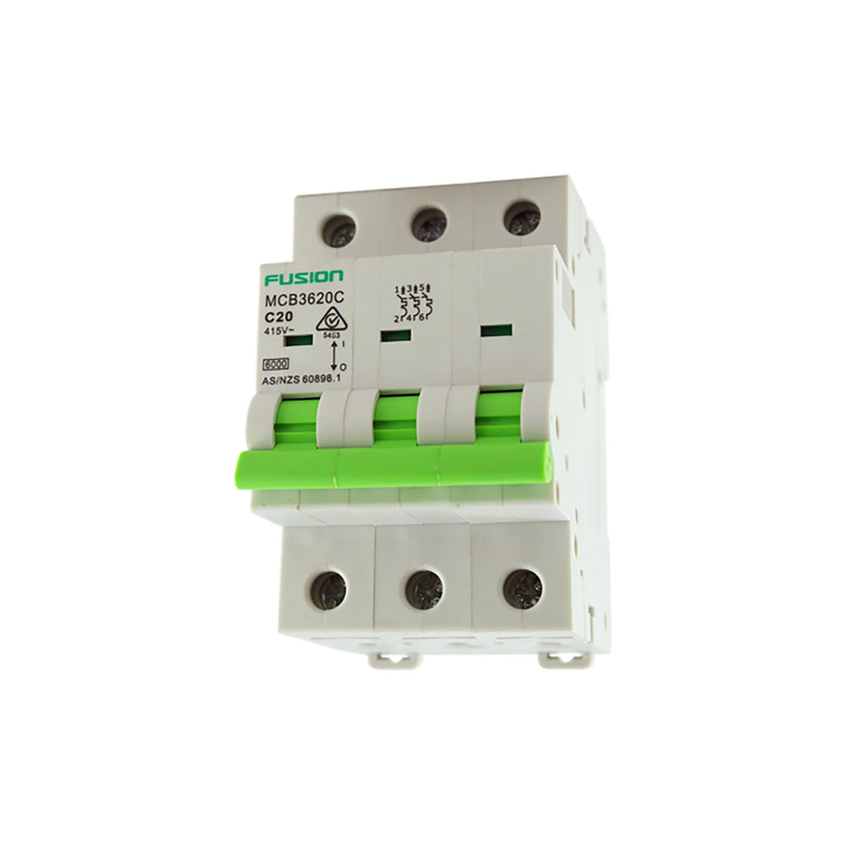 Circuit Breaker 3 Pole 6kA 32A