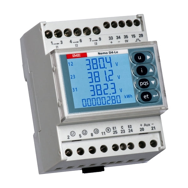 IME NEMO D4-LE Multifunction Meter with Pulse and Modbus RS485 RTU or TCP***EMAIL/TEXT FOR PRICING***