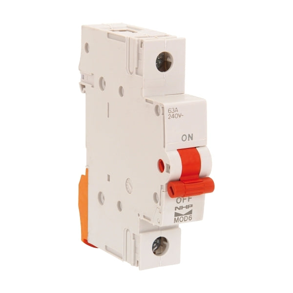 NHP MOD6 Miniature Circuit Breaker Main Switch 1Pole 100A***EMAIL/TEXT FOR PRICING***