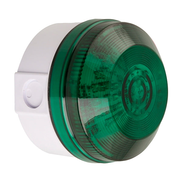 Moflash LED195 48 LEDS Steady/Flashing Mode IP65 20 to 30V AC DC Wall or Surface Mnt Lens Green***EMAIL/TEXT FOR PRICING***