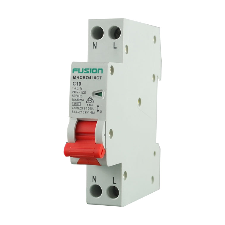 RCBO 1 Pole Combo 4.5kA 250V AC 10A Type A