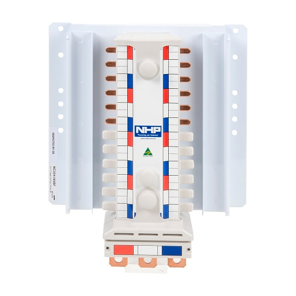 NHP POWERMAX DIN T NC Busbar Chassis 250A 12 Way 3Pole Bottom Feed***EMAIL/TEXT FOR PRICING***