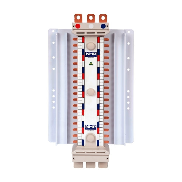 NHP POWERMAX DIN T NC Busbar Chassis 250A 12 Way 3Pole Universal***EMAIL/TEXT FOR PRICING***