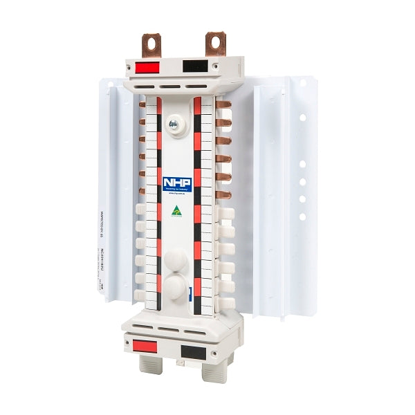 NHP POWERMAX DIN T NC Busbar Chassis 250A 24 Way 2Pole Universal Red Black***EMAIL/TEXT FOR PRICING***