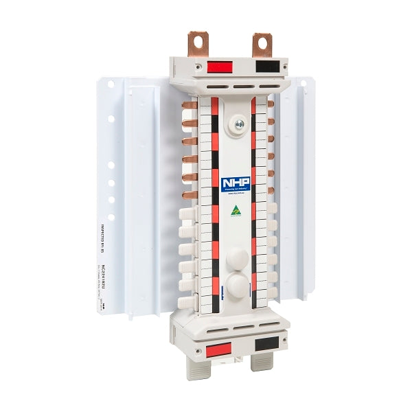 NHP POWERMAX DIN T NC Busbar Chassis 250A 36 Way 2Pole Universal Red Black***EMAIL/TEXT FOR PRICING***