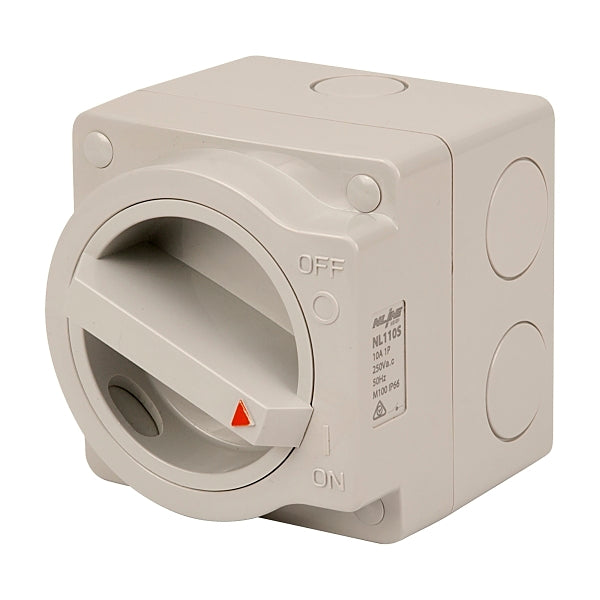 NHP NLINE Isolating Switch, Small IP 66 Plastic, 2 Pole 20A 250V AC***EMAIL/TEXT FOR PRICING***