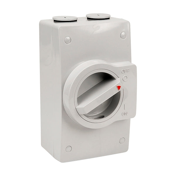 NHP NLINE Isolating Switch, Large IP 66 Plastic, 2 Pole 40A 250V AC***EMAIL/TEXT FOR PRICING***