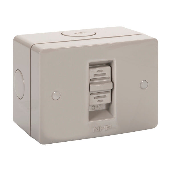 NHP NLINE Surface Switch, Large IP 66 Plastic, 1 Gang, 1 Pole 16A 250V AC***EMAIL/TEXT FOR PRICING***