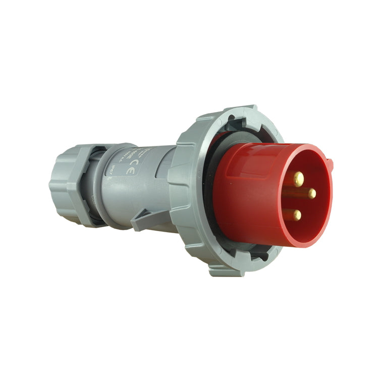 IP67 Plug Straight 3 Pin – 400V 16A