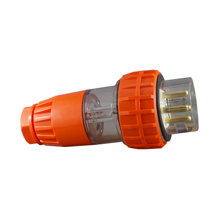 IP66 4 Pin Straight Plug – 500V AC 10A