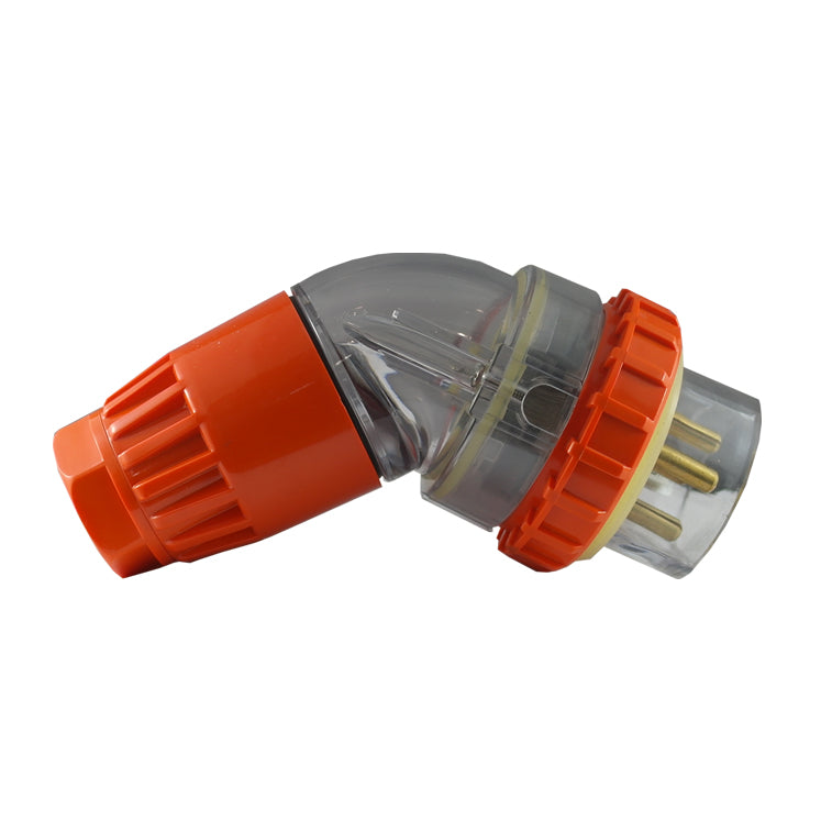 IP66 4 Pin Angled Plug – 500V 20A